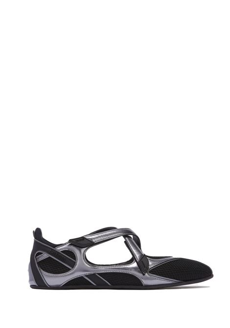 Black nomad ballerina shoes The attico - women THE ATTICO | Ballerina shoes | 250WSH00871MIX024AA100