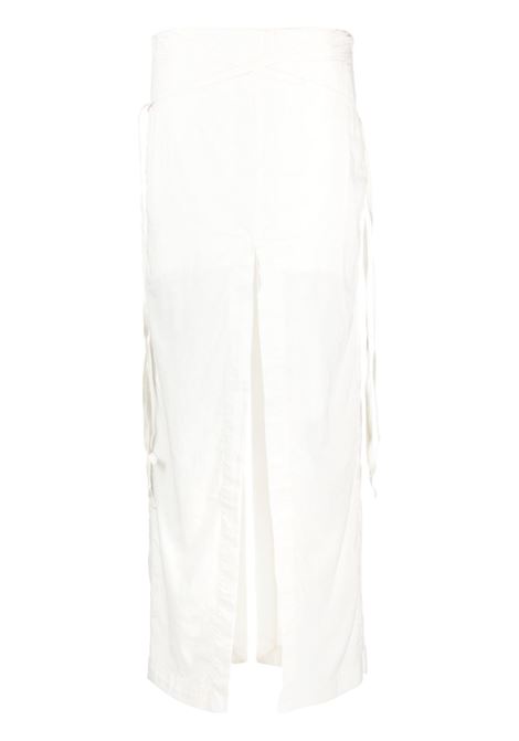 Gonna odilie in bianco - donna ANN DEMEULEMEESTER | Gonne | 2301WSK41FA252020