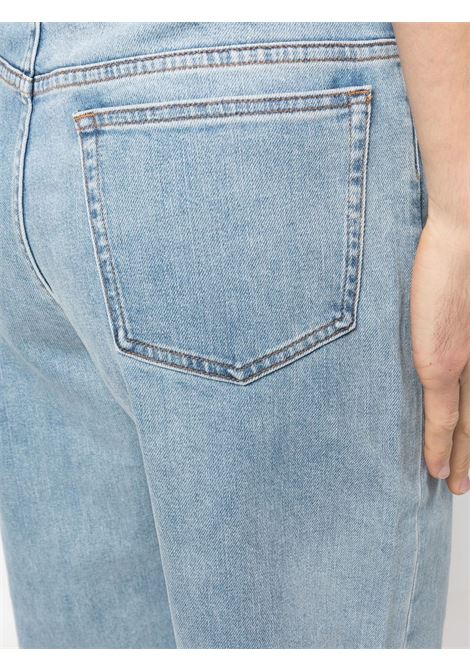 Blue wide-leg jeans - women A.P.C. | COFDIM09156IAL