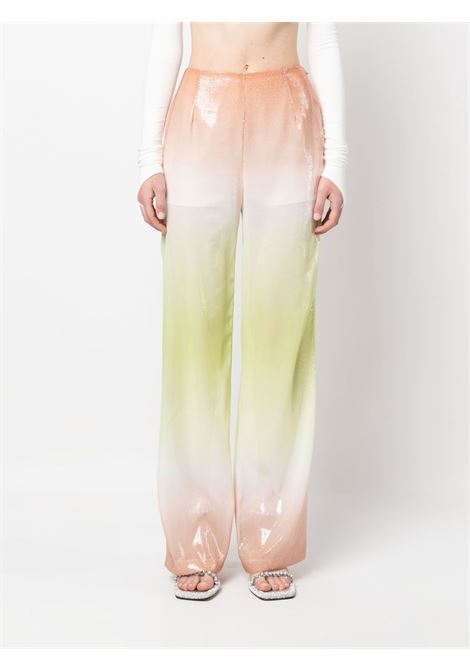 Pantaloni con effetto sfumato in arancione - donna GCDS | SS23W270433MX