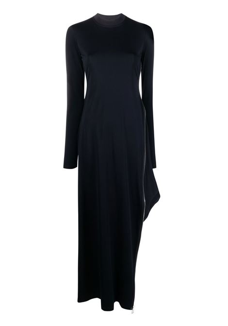 Black asymmetric zip-detail dress - women JW ANDERSON | Dresses | DR0325PG1132888