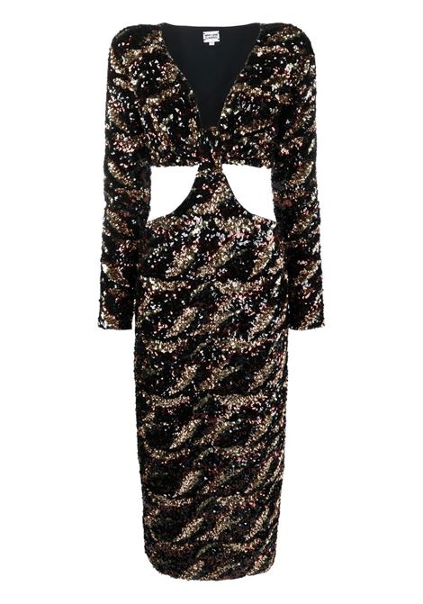 Multicolour sequin-embellished midi dress - women MARYJANE CLAVEROL | Dresses | 0545023015MLT