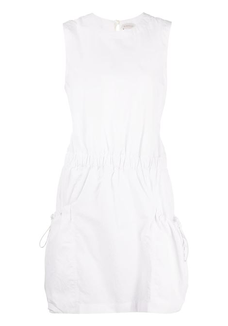 Abito corto smanicato in bianco - donna MONCLER | 2G00013596LP032