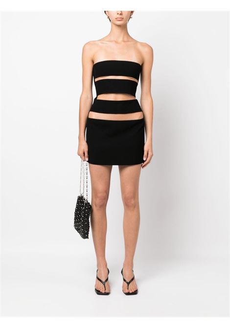 Abito con cut-out in nero - donna MONOT | MONOTSS23802BLK