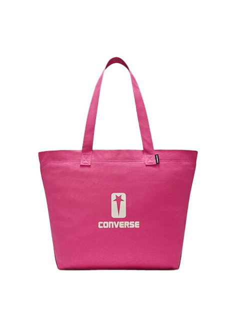 Pink logo -detail shoulder bag - unisex CONVERSE X DRKSHDW | Tote bag | DC01CX092100R013