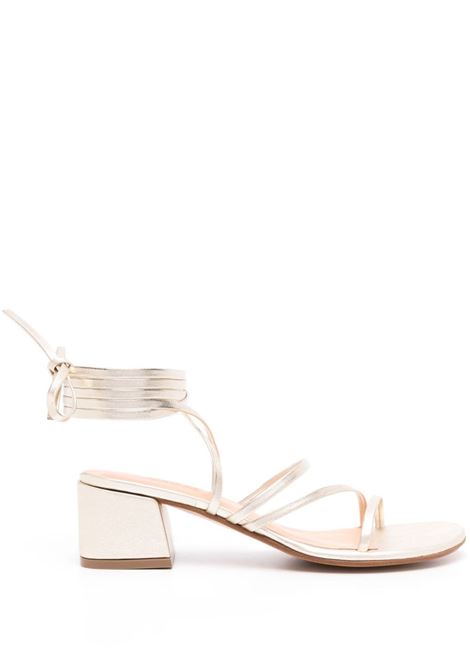 Gold Lithi strappy sandals Ancient Greek Sandals - women ANCIENT GREEK SANDALS | Sandals | LITHIBLOCKHEELPLTNM
