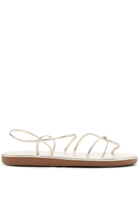 Sandali con effetto metallizzato in oro - donna ANCIENT GREEK SANDALS | Sandali | PROORISMOSPLTNM