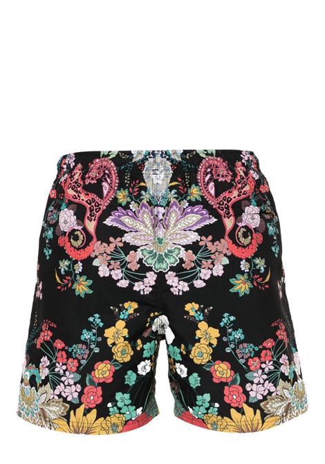 Multicolour We Wore Folklore-print swim shorts Camilla - men CAMILLA | 27247WEWOREF