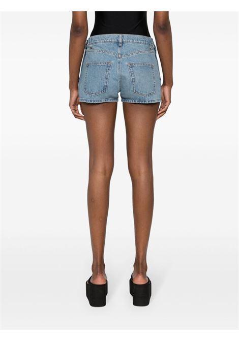 Light blue mid-rise denim shorts - women COPERNI | COPP71202WSHBL