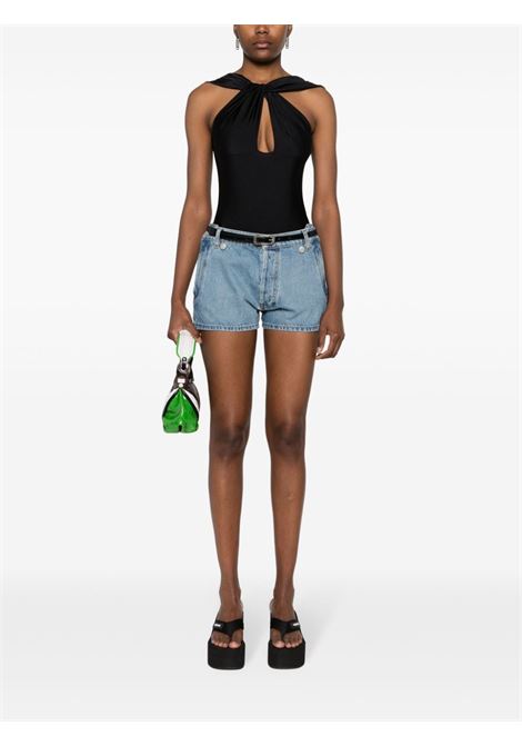 Light blue mid-rise denim shorts - women COPERNI | COPP71202WSHBL