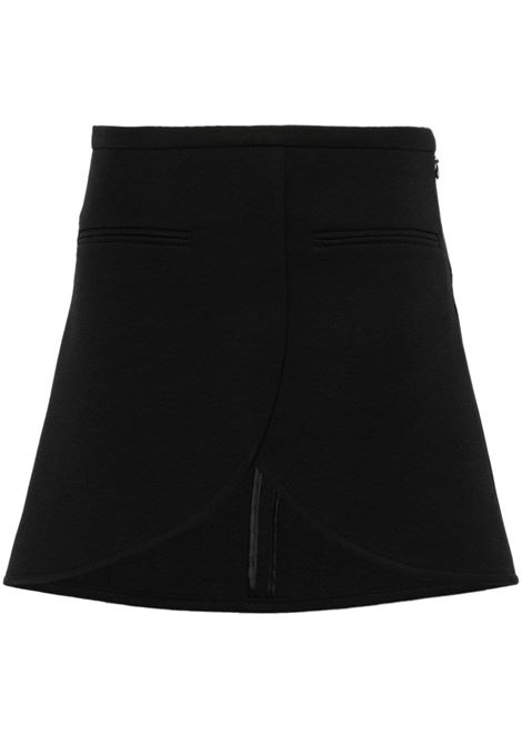 Ellipse mini skirt in black - women COURRÈGES | Skirts | 224CJU171PL00079999