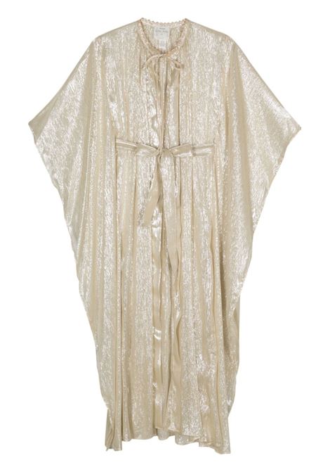 Pink metallic-threading dress Forte Forte - women FORTE FORTE | Dresses | 123943057