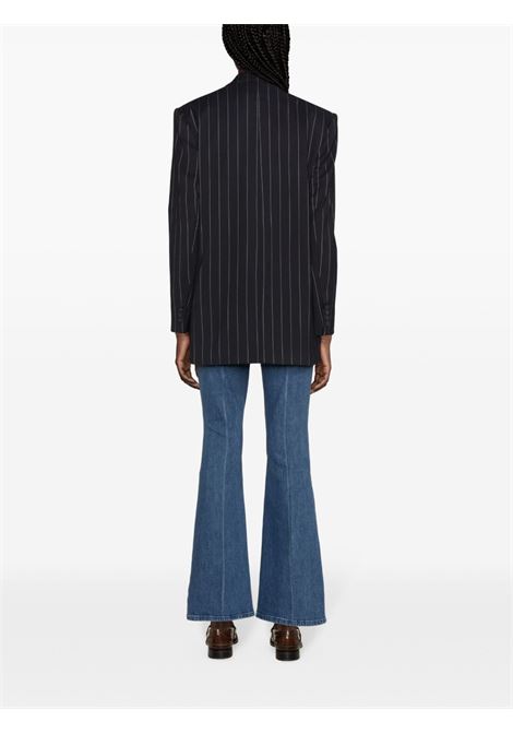 Blue Hawat single-breasted blazer - women IRO | 24SWP07HAWATNAV1124S