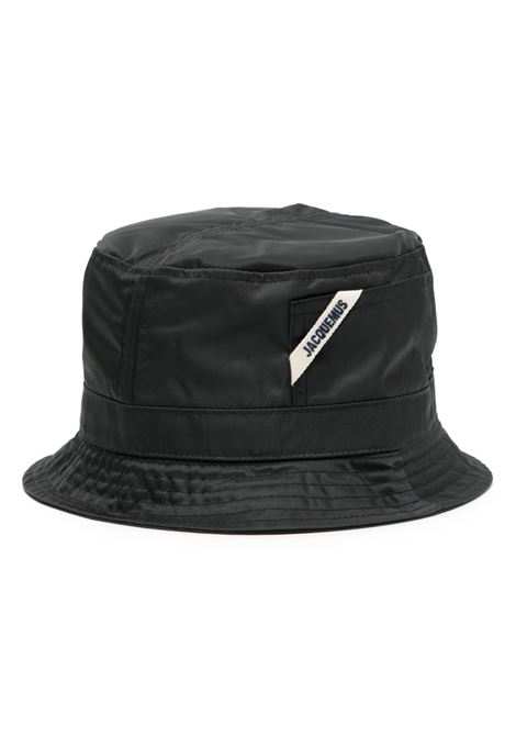 Black le bob ovalie bucket cap - unisex JACQUEMUS | 236AC5873138990
