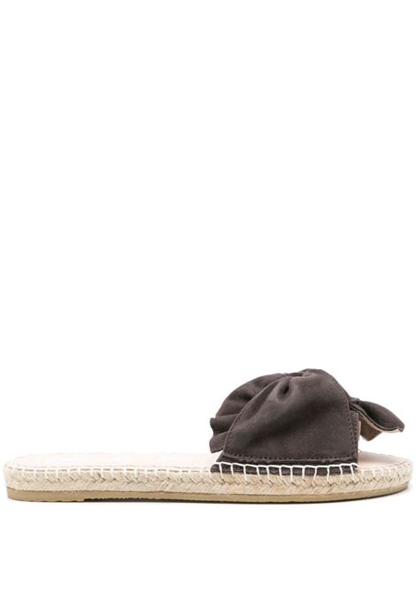 Ciabatte con fiocco in  marrone - donna MANEBI | R67JKCC
