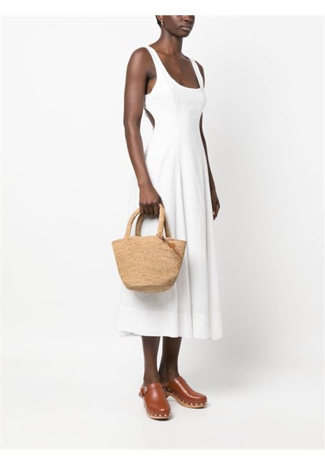 Beige summer hand bag - women  MANEBI | V22ANTN