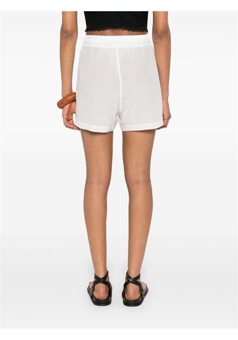 White semi-sheer shorts - women MAURIZIO | W01150377MZS4MAT24