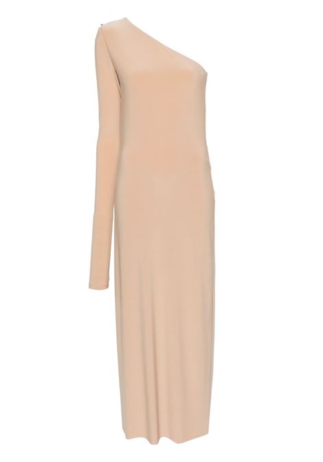 Maxi abito monospalla in beige - donna MAXMARA SPORTMAX | Abiti | 2412621022600001