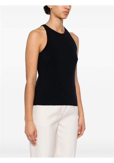 Top in maglia alfeo in blu - donna MAXMARA | 2411361071600005
