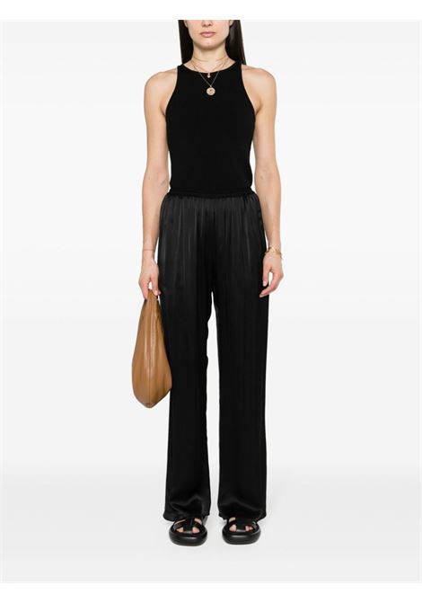 Top in maglia alfeo in nero - donna MAXMARA | 2411361071600008