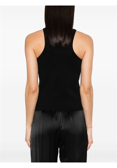 Top in maglia alfeo in nero - donna MAXMARA | 2411361071600008