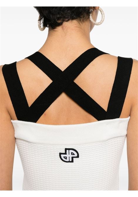 Abito senza maniche in maglia 3D in bianco - donna PATOU | KN1718070001W