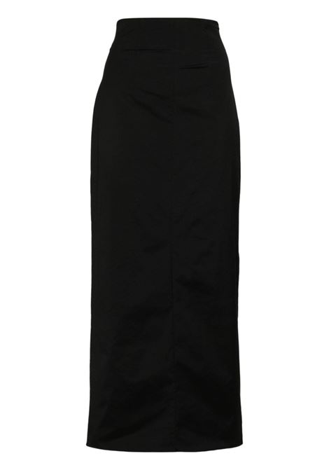 Gonna con dettaglio spacco in nero - donna PHILOSOPHY DI LORENZO SERAFINI | Gonne | V010721170555