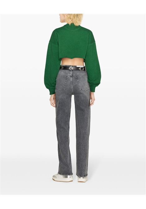 Grey 90s high-rise straight jeans - women RE/DONE | 14403W90HRLOSLVRFD