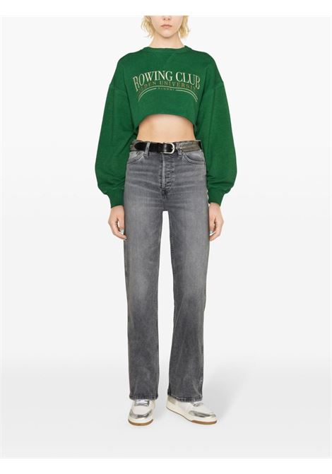 Grey 90s high-rise straight jeans - women RE/DONE | 14403W90HRLOSLVRFD