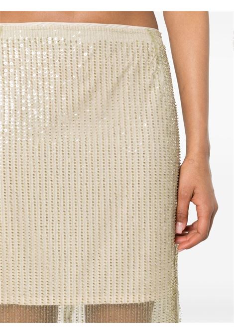 Green sequin-embellished maxi skirt Remain - women REMAIN | 501992349140418
