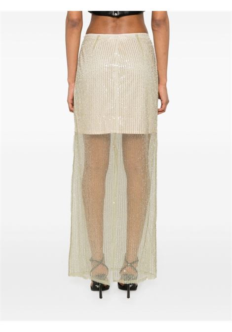 Green sequin-embellished maxi skirt Remain - women REMAIN | 501992349140418