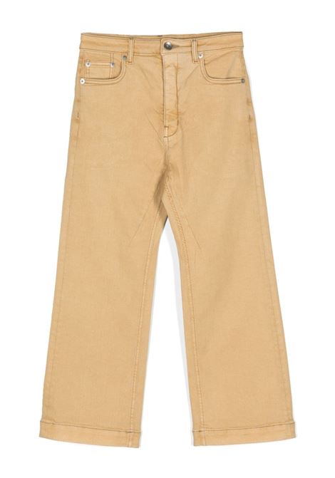 Yellow geth straight-leg jeans - kids RICK OWENS KIDS | Jeans | BG01D4351SCF42