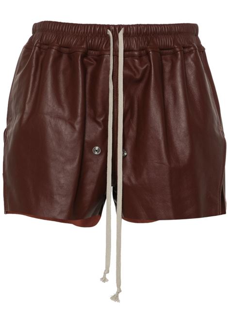 Shorts denim Gabe Boxers in marrone - donna RICK OWENS | Shorts | RO01D2387LLP73