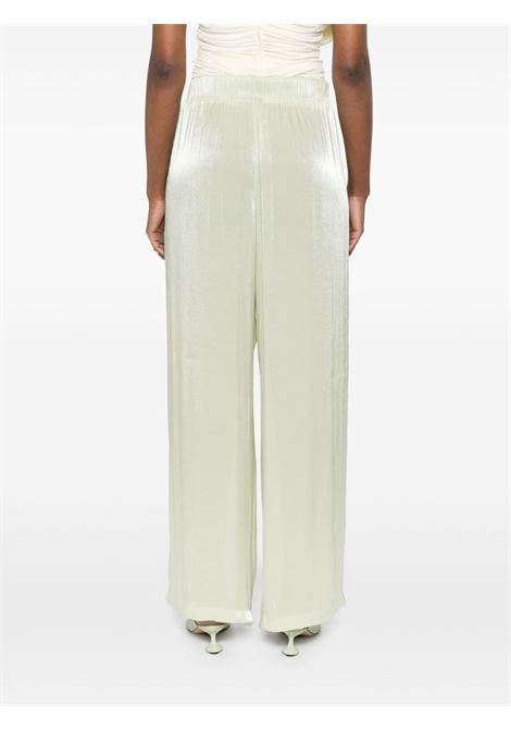 Light green satin-finish straight-leg trousers Simkhai - women SIMKHAI | 2244053SWCLNTR