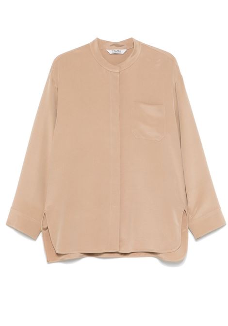 Beige leticia silk shirt 's maxmara - women 'S MAXMARA | Shirts | 2519191021600031