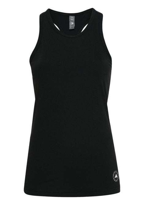 Canotta a coste in nero - ADIDAS BY STELLA MC CARTNEY donna ADIDAS BY STELLA MC CARTNEY | Top | IN3625BLK