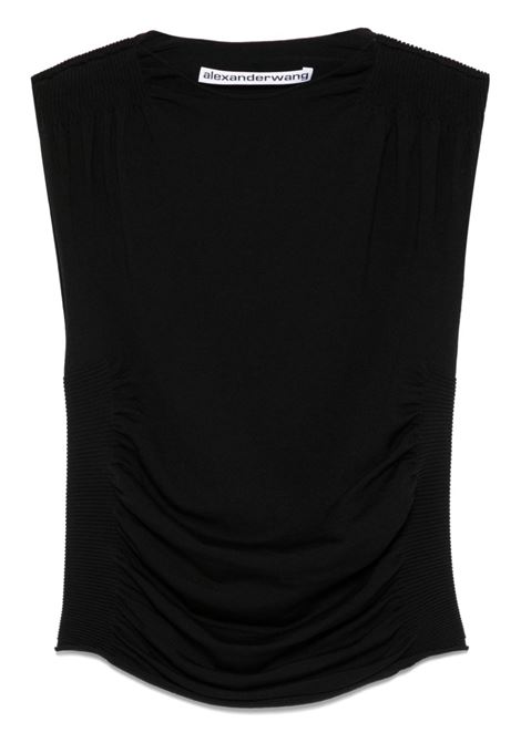 Black ruched top Alexander wang - women ALEXANDER WANG | Top | 1KC1251032001