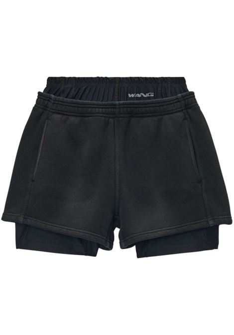 Black boxer-insert shorts Alexander wang - women ALEXANDER WANG | Shorts | 4CC1254407011
