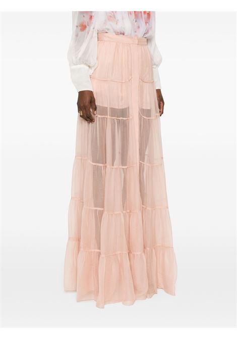 Gonna lunga in chiffon in rosa Amen - donna AMEN | AMS25308133