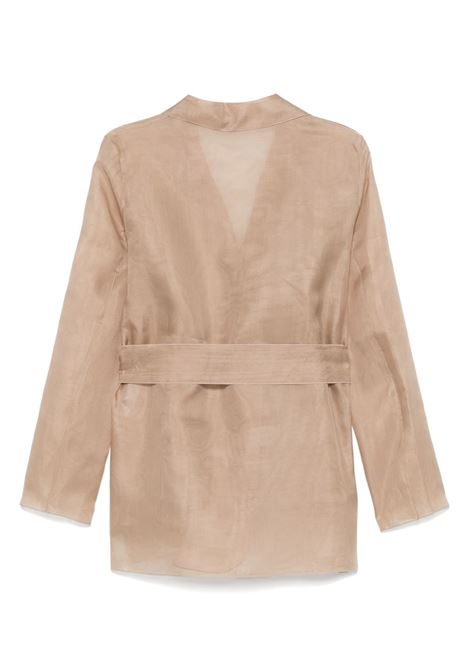Beige James belted blazer Antonelli - women ANTONELLI | L3887N256225