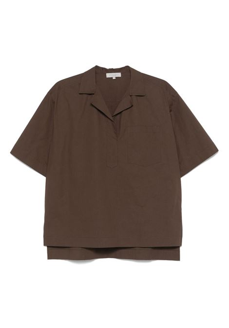 Camicia a maniche corte in cioccolato Antonelli - donna ANTONELLI | N2639135B231