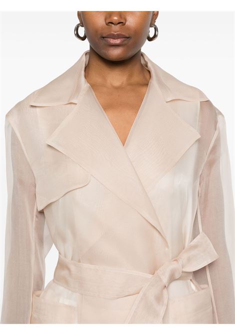Trench in seta cipria Antonelli - donna ANTONELLI | N7769256125