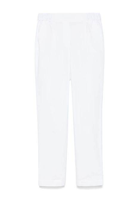 Pantaloni in popeline in bianco Antonelli - donna