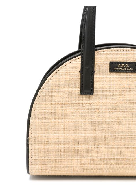 Borsa tote Demi-Lune piccola in beige A.P.C. - donna A.P.C. | COHHQF61942TBK