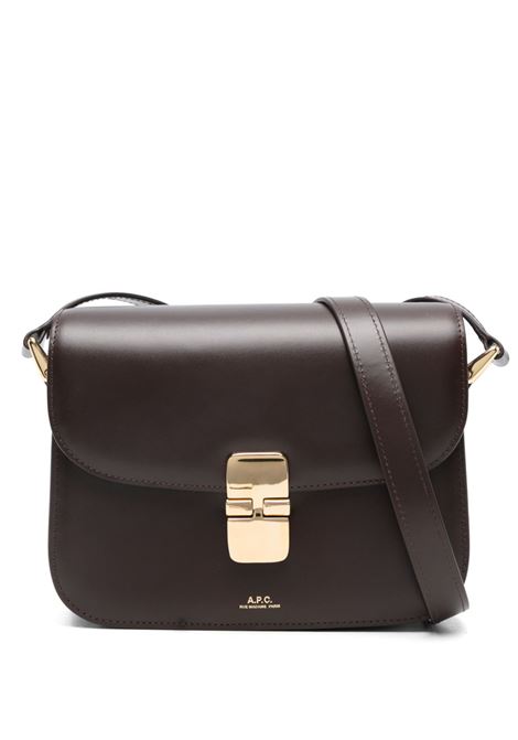 Borsa a tracolla Grace in marrone A.P.C. - donna A.P.C. | PXBMWF61413CAT