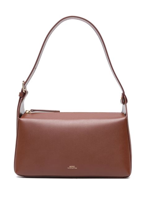Borsa a spalla virginie in marrone - A.P.C donna