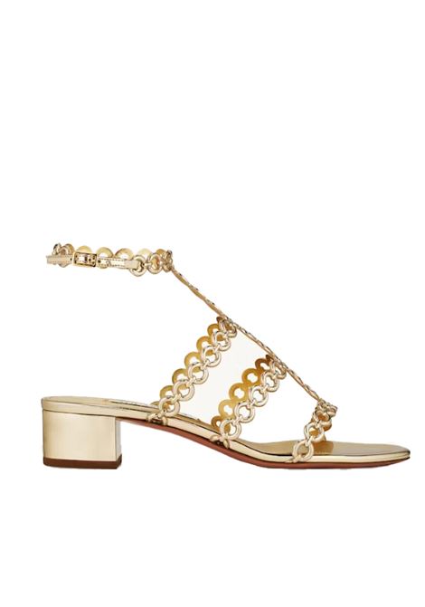Gold infinity chain sandals Aquazzura - women AQUAZZURA | ICHMIDS0SSYSOG