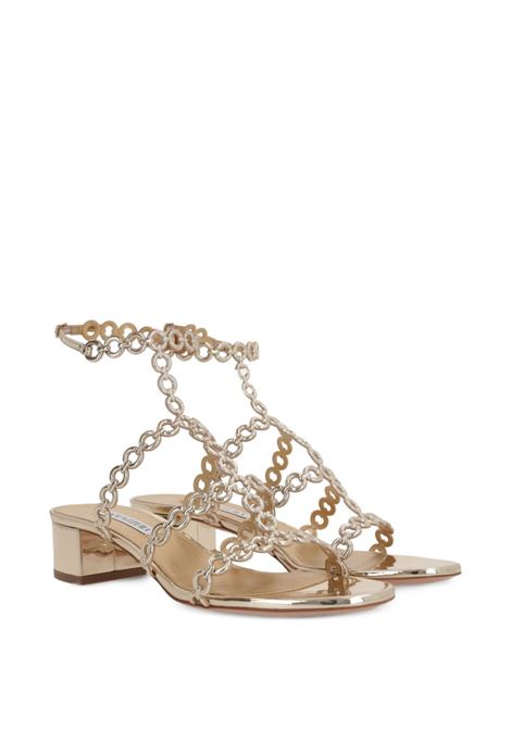 Gold infinity chain sandals Aquazzura - women AQUAZZURA | ICHMIDS0SSYSOG