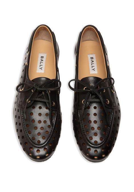 Mocassini Plume in nero Bally - donna BALLY | WF1407BU012U901E