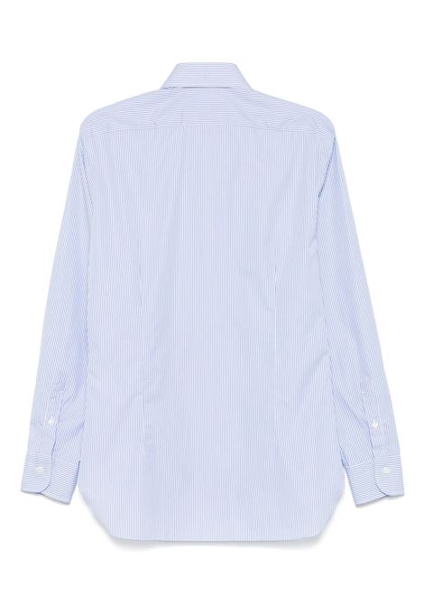 Light blue striped shirt Barba - men BARBA | 47089K1U131